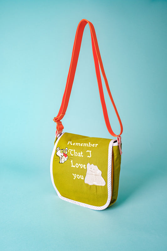 Remember That I Love You Mini Messenger Bag